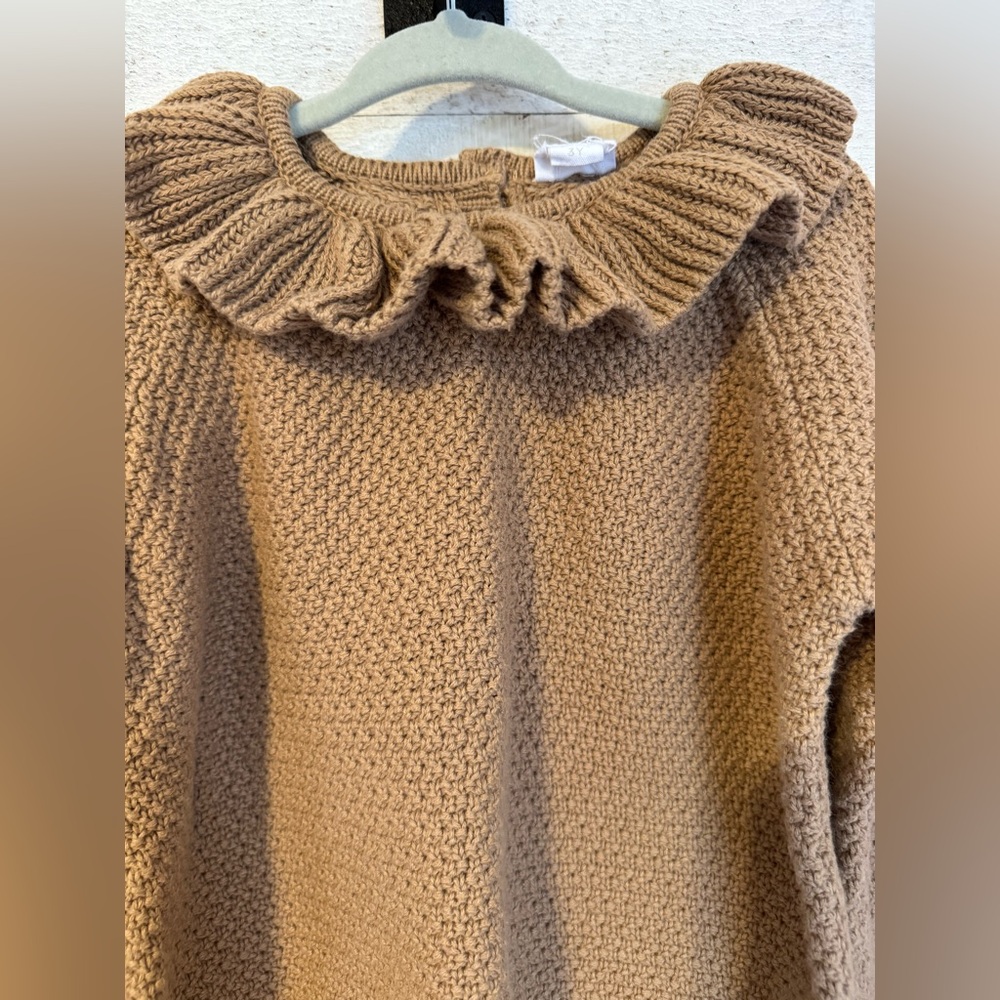 Jamie Kay Tan Ruffle Sweater - Picture 6 of 6